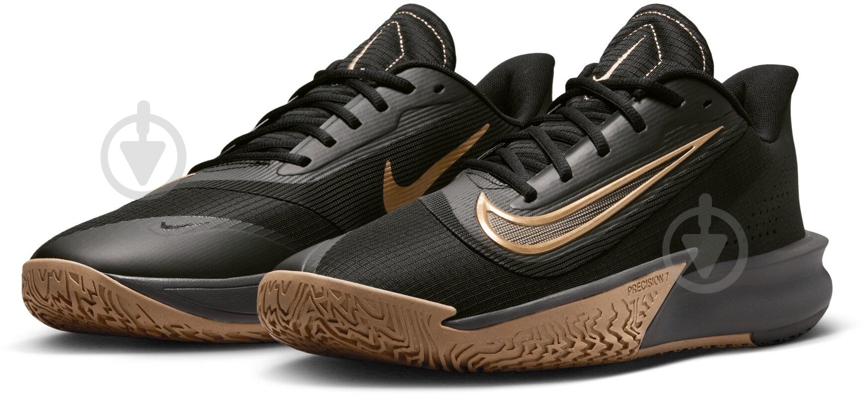 Кросівки чоловічі демісезонні Nike Precision 7 FN4322-006 р.43 чорні - фото 5