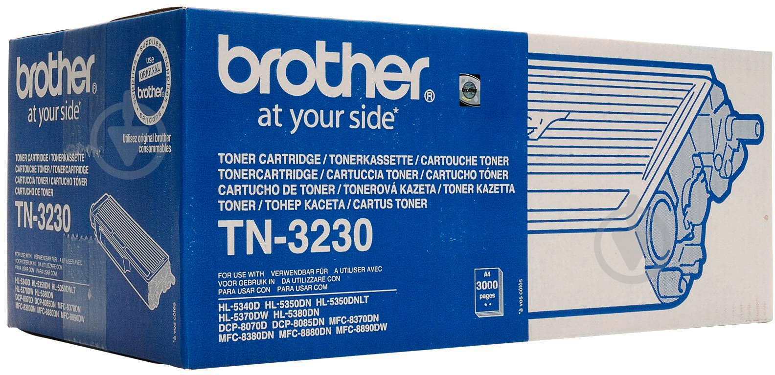Картридж Brother  TN-3230 чорний TN3230 - фото 1