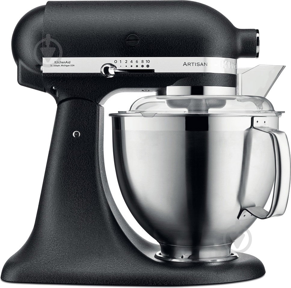 Кухонна машина KitchenAid Artisan 5KSM185PSEBK з відкидним блоком, чугун - фото 1