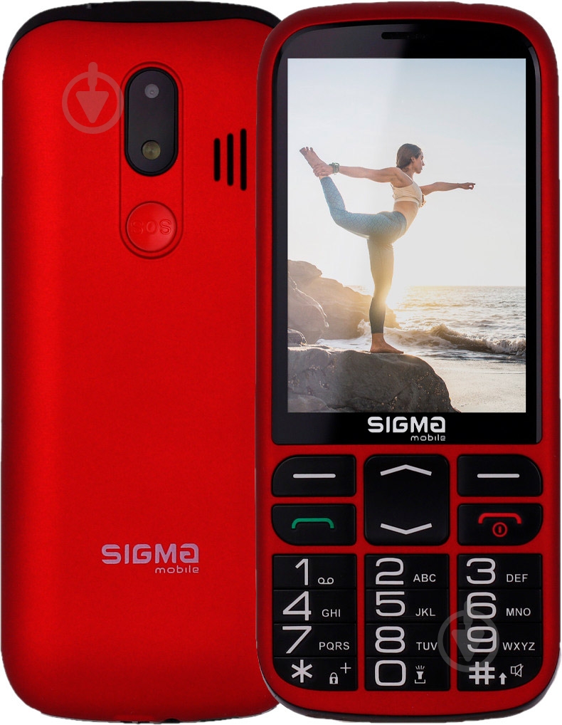 Мобильный телефон Sigma mobile Comfort 50 Optima red - фото 1