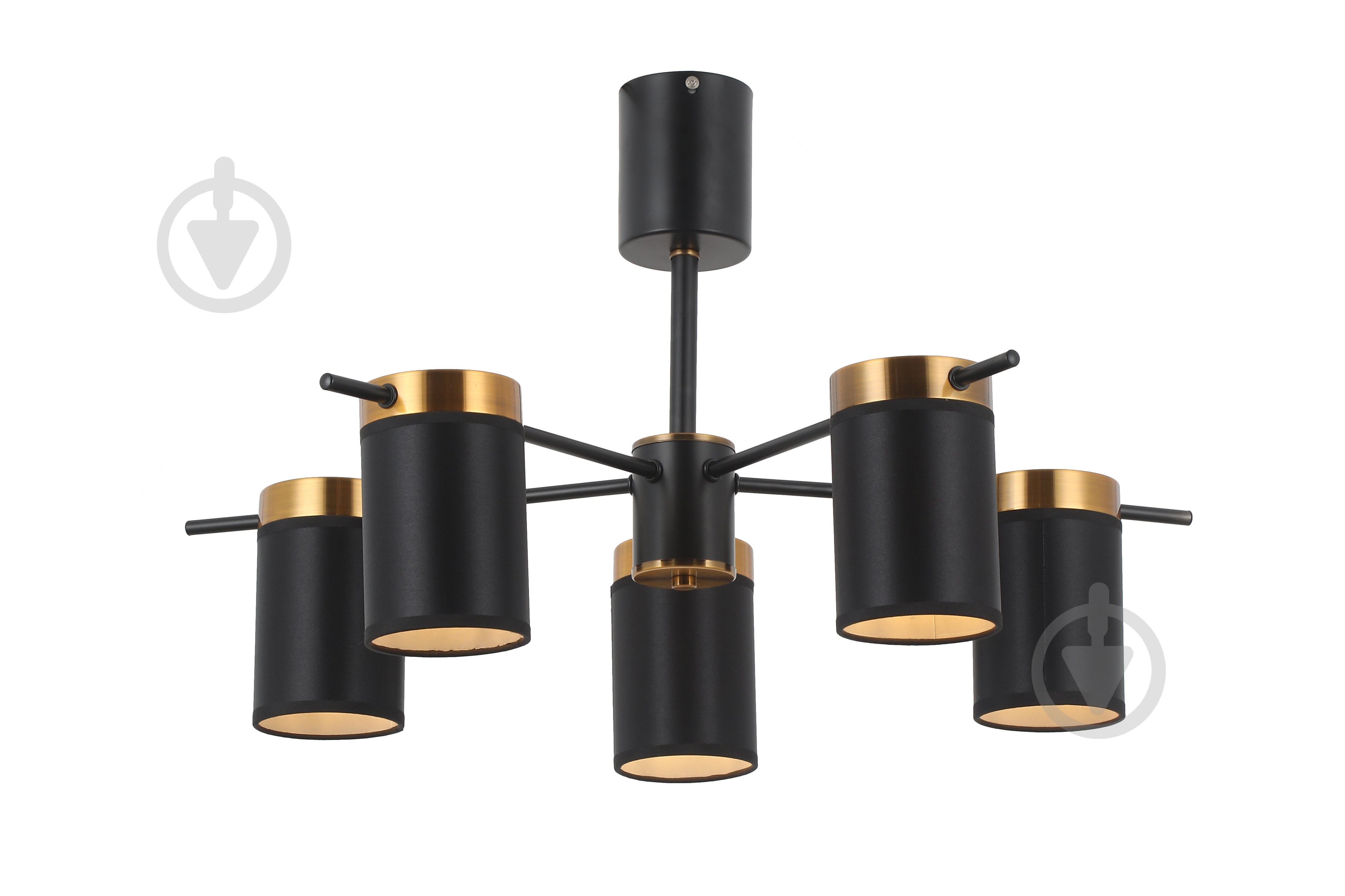 Люстра WunderLicht Denzo 60 Вт E27 черный OM8345-45 - фото 1 Люстра WunderLicht Denzo 60 Вт E27 черный OM8345-45 - фото 1