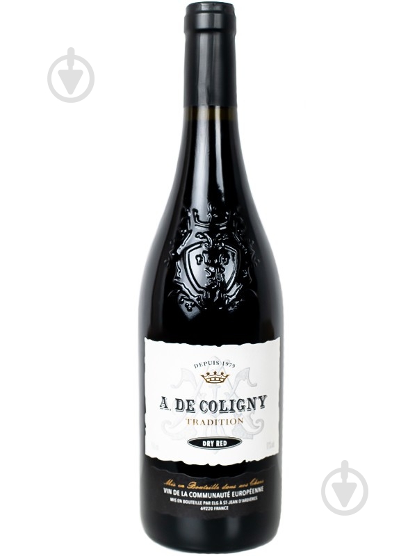 Вино A. De Coligny Red Dry червоне сухе 0,75 л - фото 1