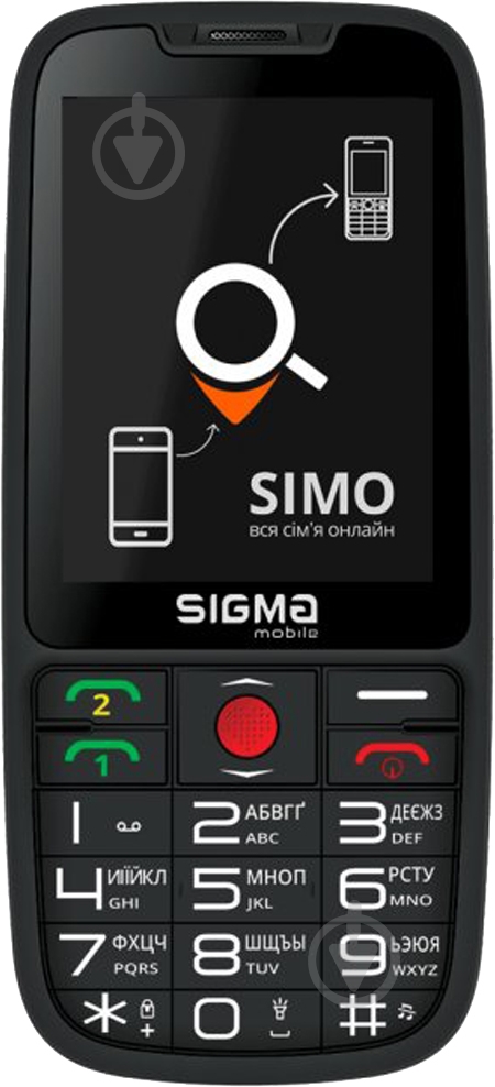 Мобильный телефон Sigma mobile Comfort 50 Elegance3 black - фото 1