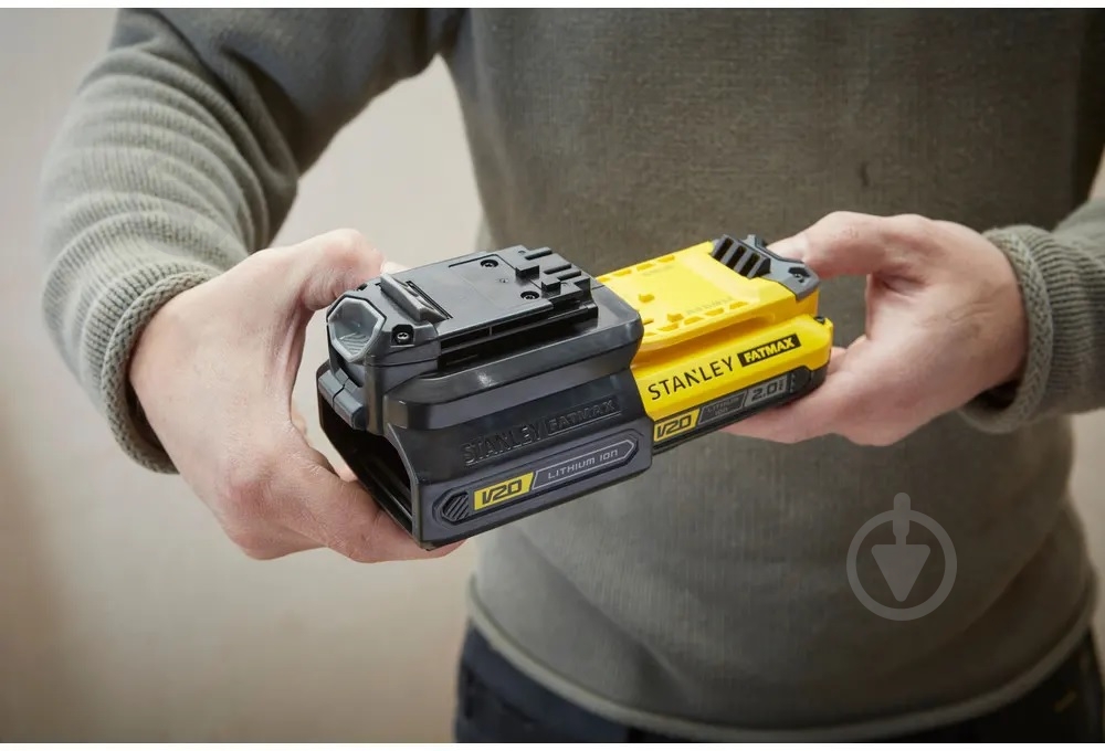 Адаптер аккумуляторный Stanley FatMax 18,0V SFMCB100 - фото 4 Адаптер аккумуляторный Stanley FatMax 18,0V SFMCB100 - фото 4