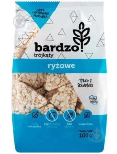Хлебцы BARDZO Рисовые треугольники 100 г - фото 1