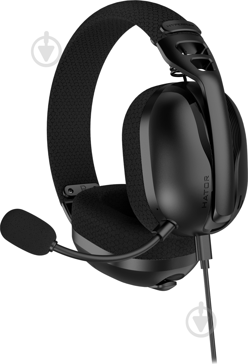 Наушники Hator Hyperpunk 3 USB black (ESH10) - фото 3 Наушники Hator Hyperpunk 3 USB black (ESH10) - фото 3