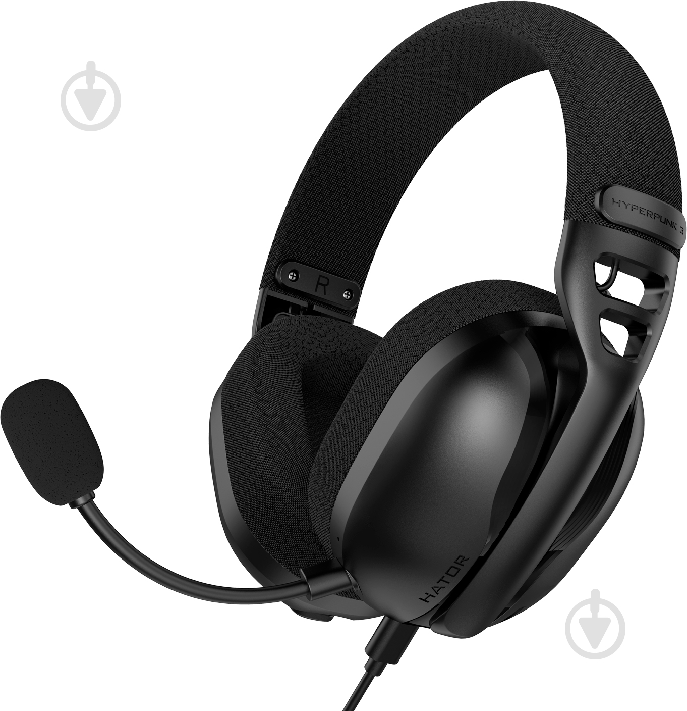 Наушники Hator Hyperpunk 3 USB black (ESH10) - фото 4 Наушники Hator Hyperpunk 3 USB black (ESH10) - фото 4