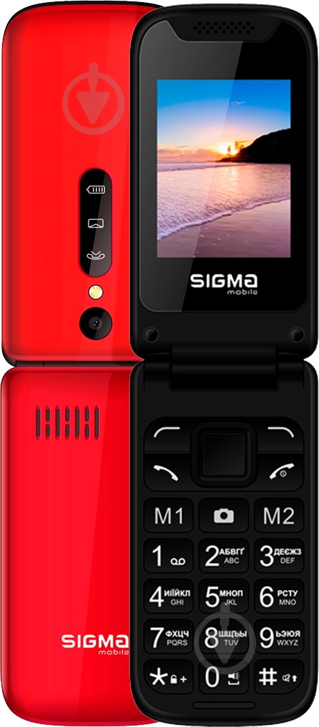 Мобильный телефон Sigma mobile X-style 241 Snap red 4827798524725 - фото 1