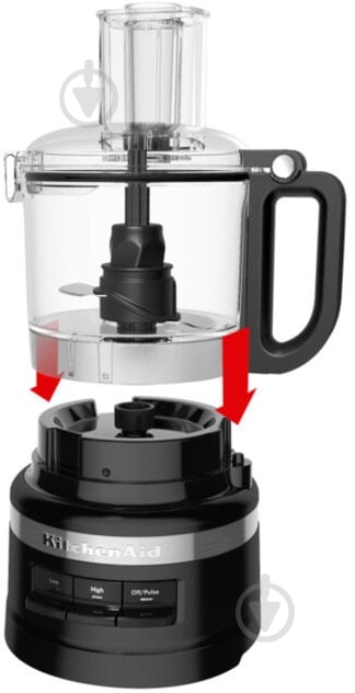Кухонний комбайн KitchenAid 5KFP0719EOB 1,7 л чорний - фото 8