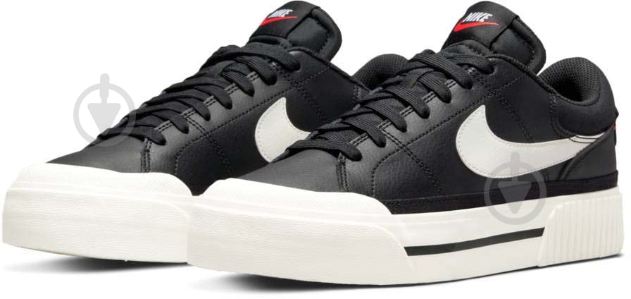 Кроссовки женские демисезонные Nike COURT LEGACY LIFT DM7590-001 р.38 черные - фото 5