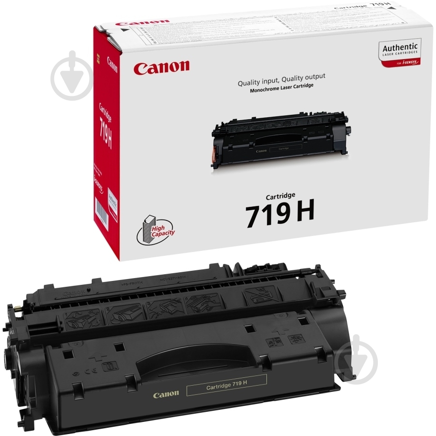 Картридж Canon 719H Black 3480B002 черный 3480B002 - фото 1 Картридж Canon 719H Black 3480B002 черный 3480B002 - фото 1