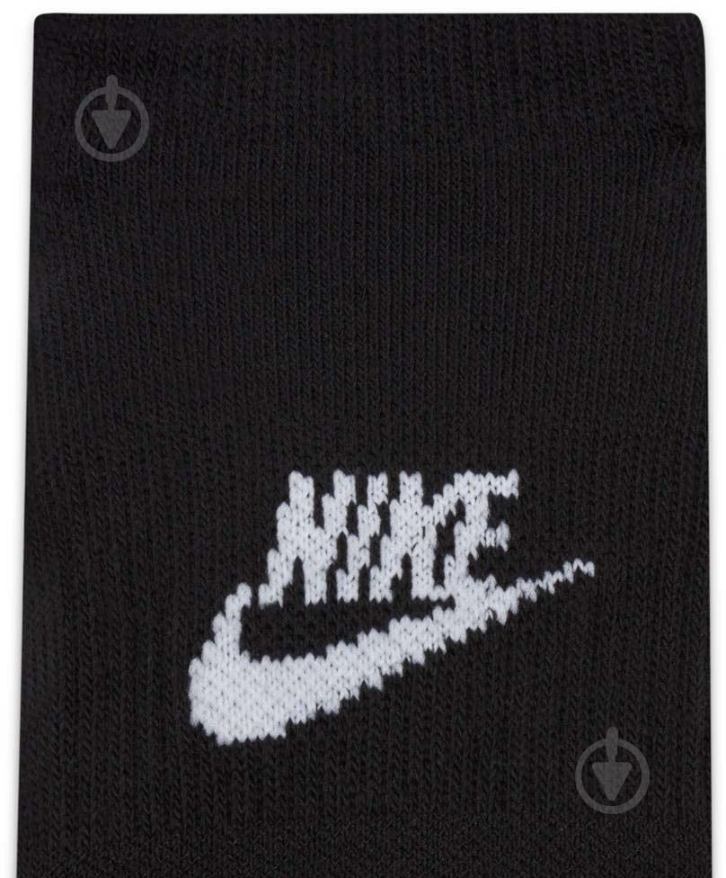 Носки Nike Everyday Plus Cushioned DN3314-010 р.42-46 черный 3 пари шт. - фото 2 Носки Nike Everyday Plus Cushioned DN3314-010 р.42-46 черный 3 пари шт. - фото 2