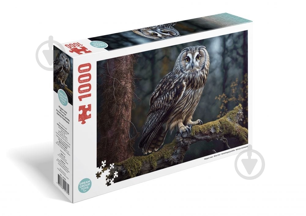 Пазл DGT Мудрая сова 1000 элементов TRFL_B/OWL - фото 1 Пазл DGT Мудрая сова 1000 элементов TRFL_B/OWL - фото 1