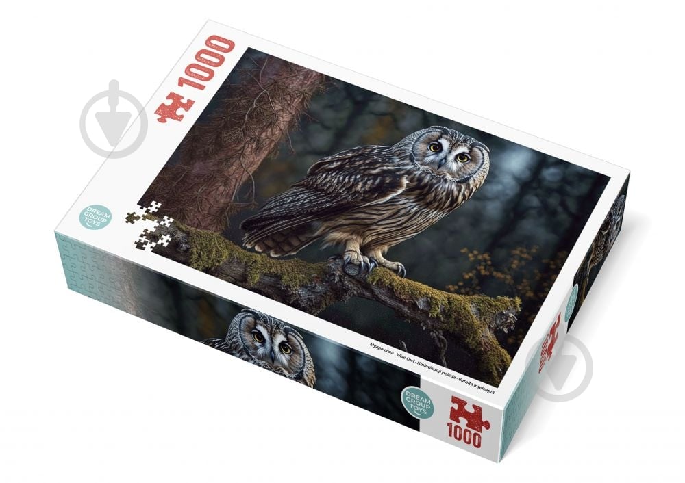 Пазл DGT Мудрая сова 1000 элементов TRFL_B/OWL - фото 6 Пазл DGT Мудрая сова 1000 элементов TRFL_B/OWL - фото 6