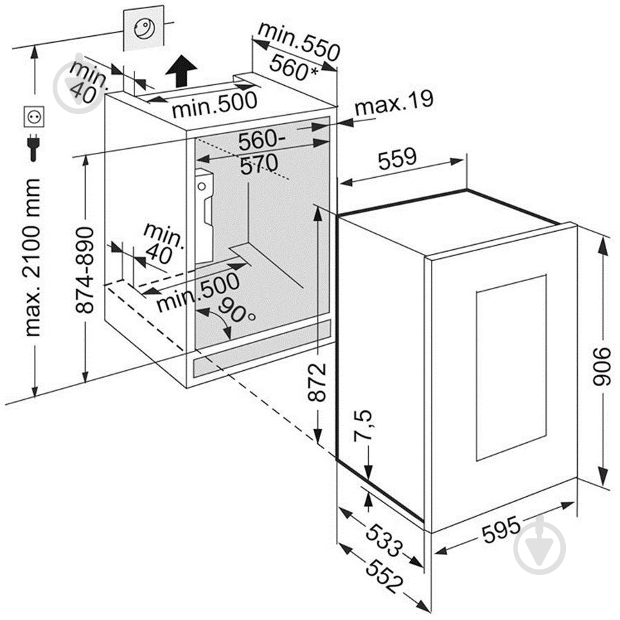 Винный шкаф Liebherr EWGB 1683 - фото 11