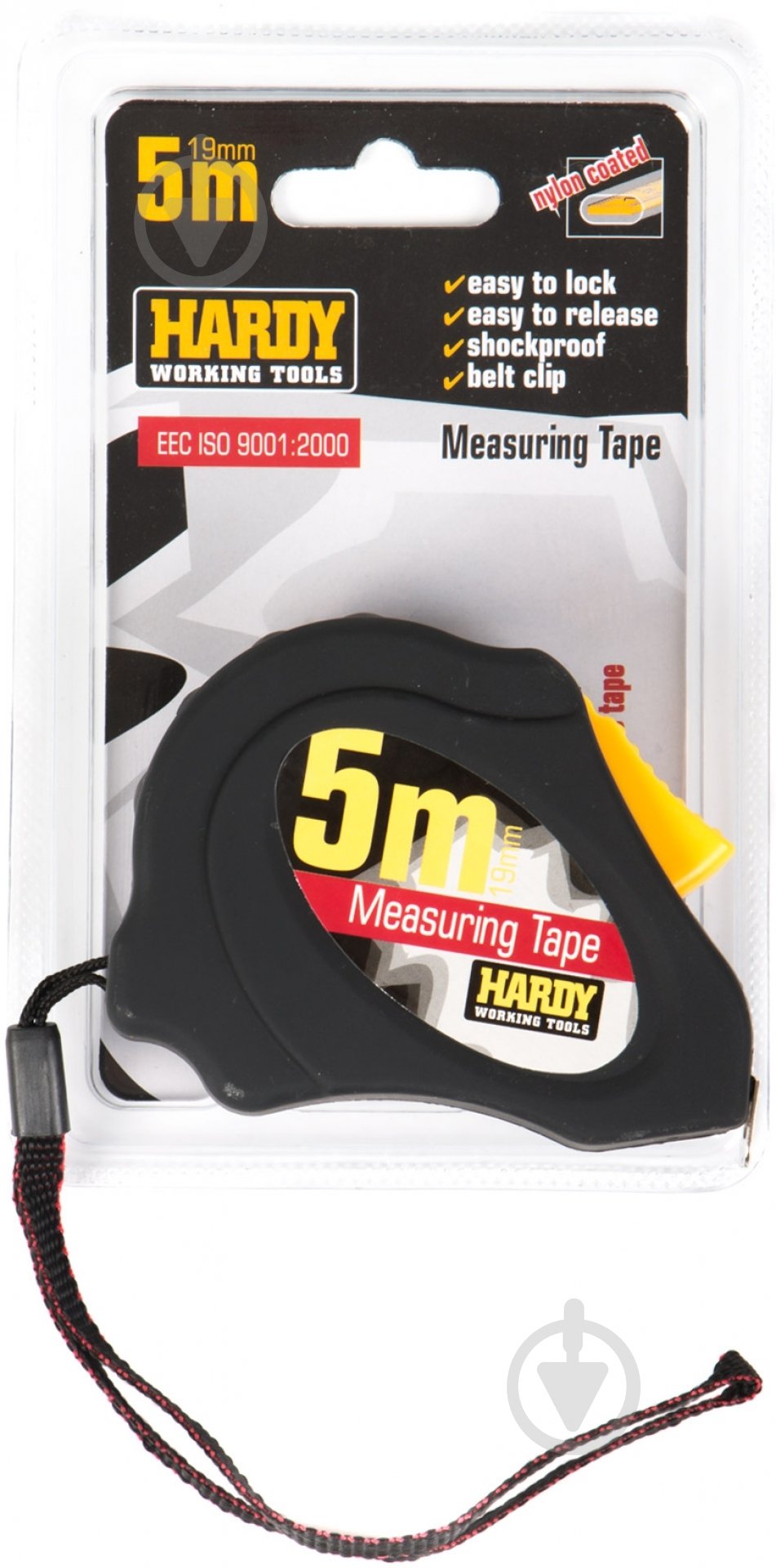 Рулетка Hardy 0700-441905 5 м x 19 мм - фото 3