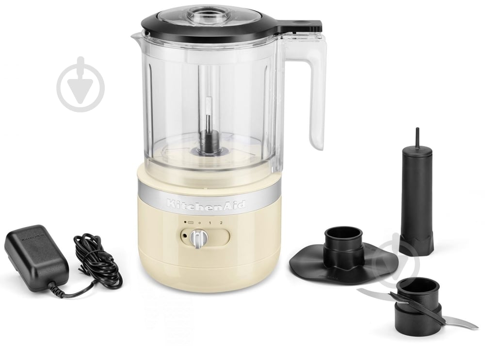 Кухонний комбайн KitchenAid 5KFCB519EAC кремовий бездротовий - фото 5