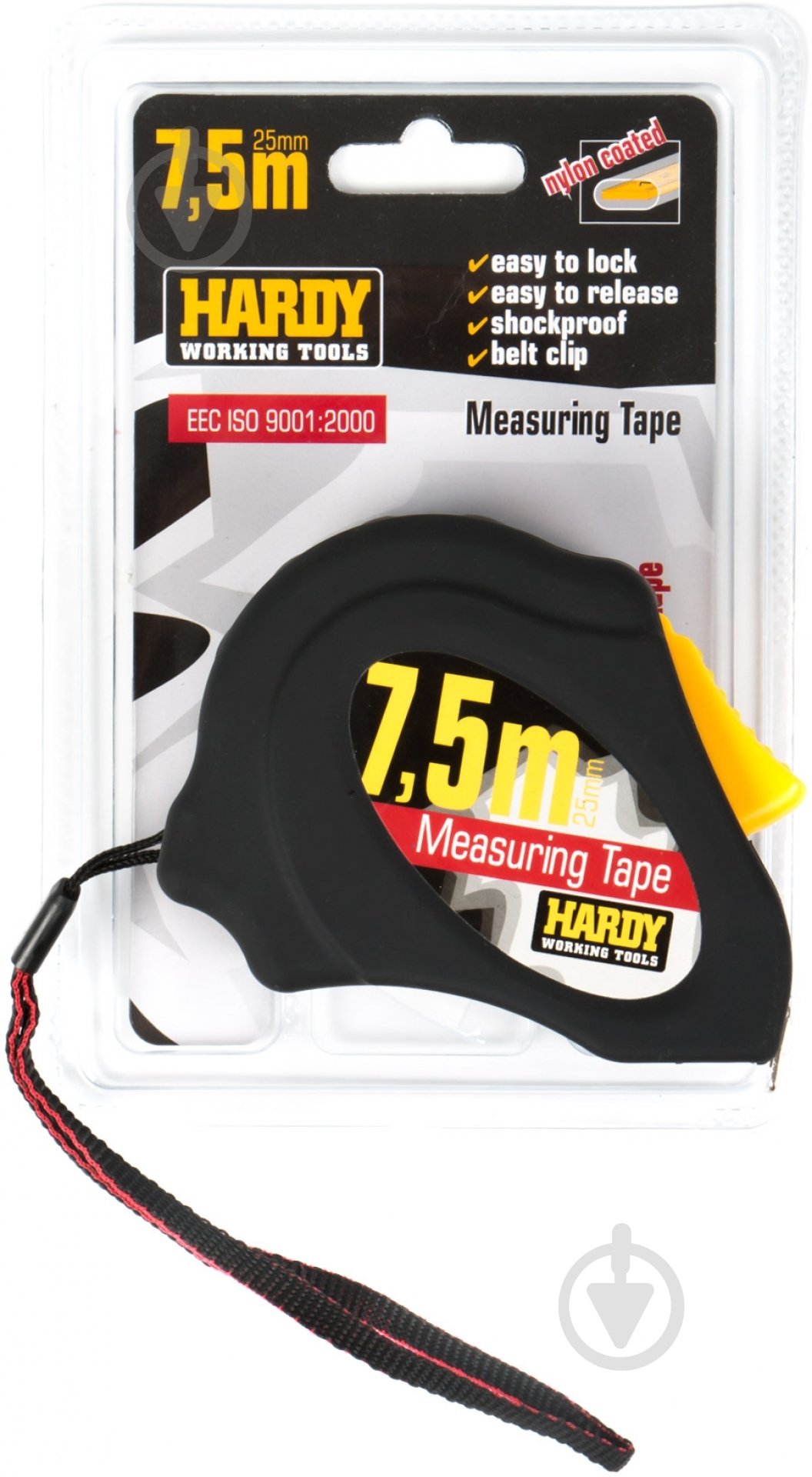 Рулетка Hardy 0700-442507 7,5 м x 25 мм - фото 3