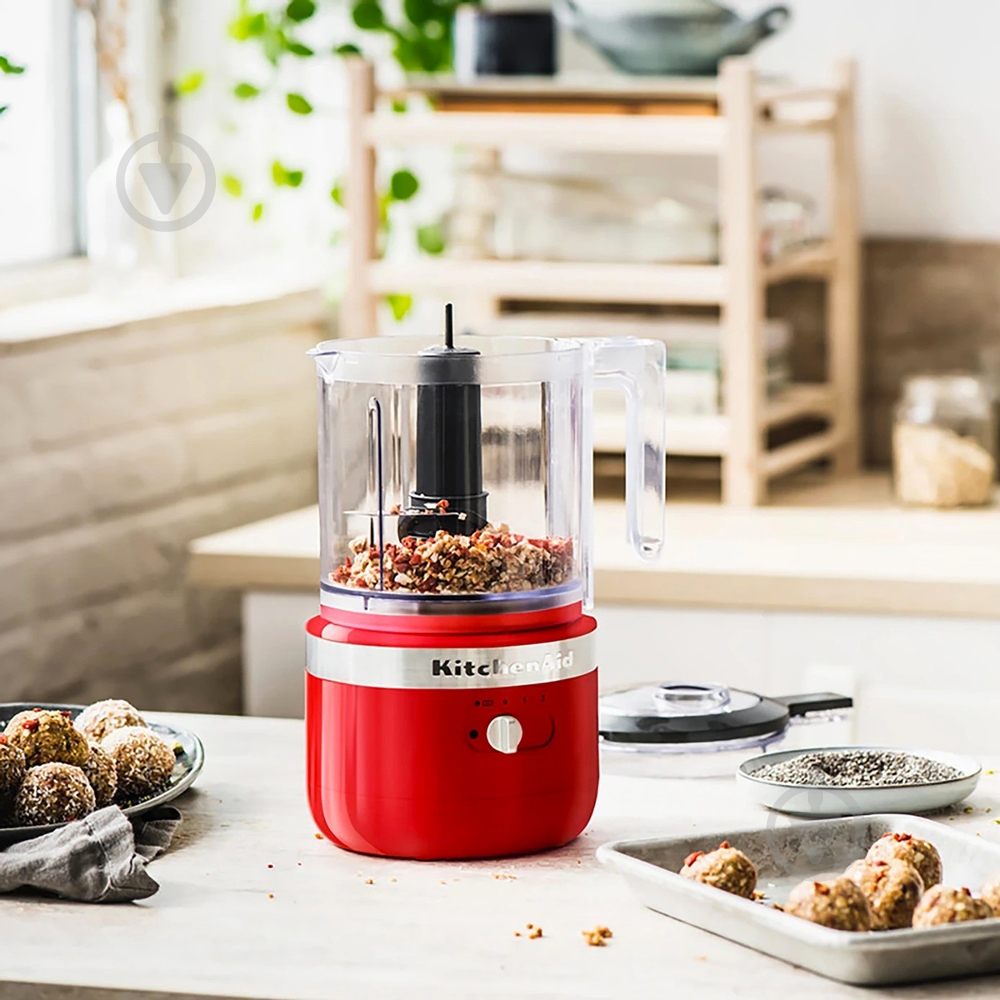Кухонний комбайн KitchenAid 5KFCB519EER червоний бездротовий - фото 8