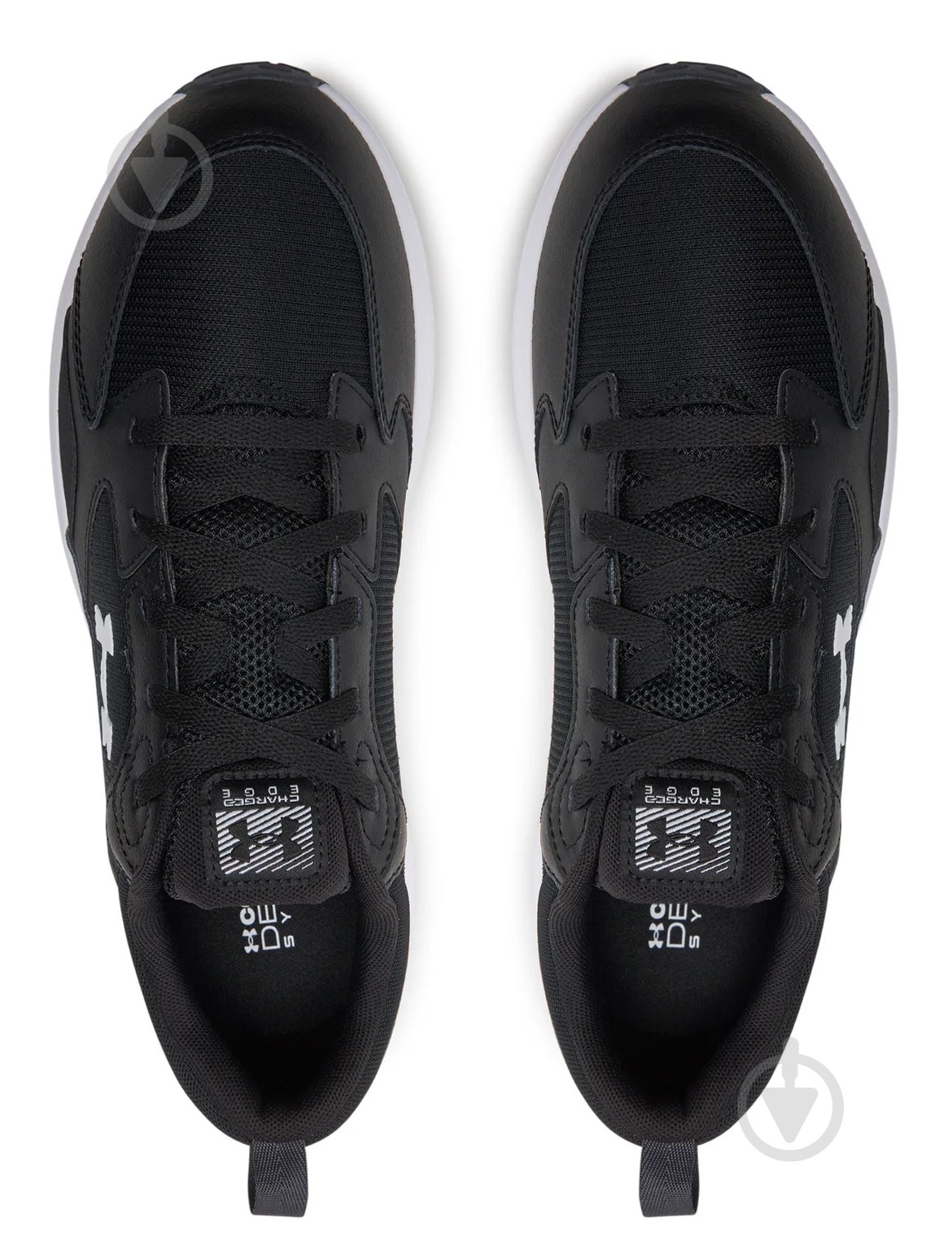 Кросівки чоловічі демісезонні Under Armour UA CHARGED EDGE 3026727-003 р.44,5 чорні - фото 4