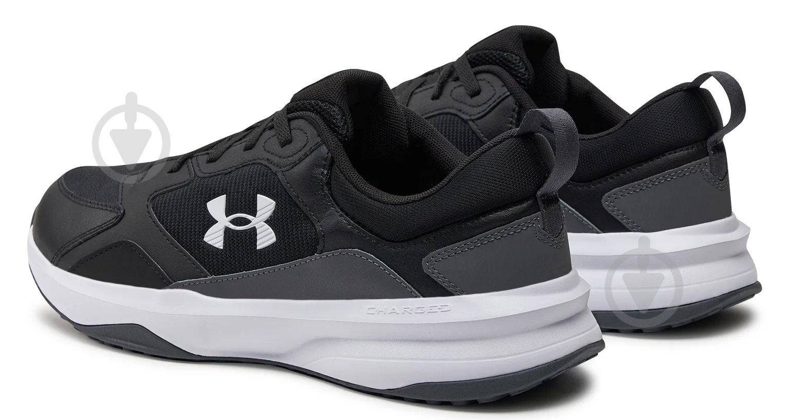 Кросівки чоловічі демісезонні Under Armour UA CHARGED EDGE 3026727-003 р.44,5 чорні - фото 3