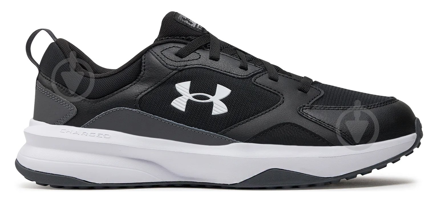 Кросівки чоловічі демісезонні Under Armour UA CHARGED EDGE 3026727-003 р.44,5 чорні - фото 1