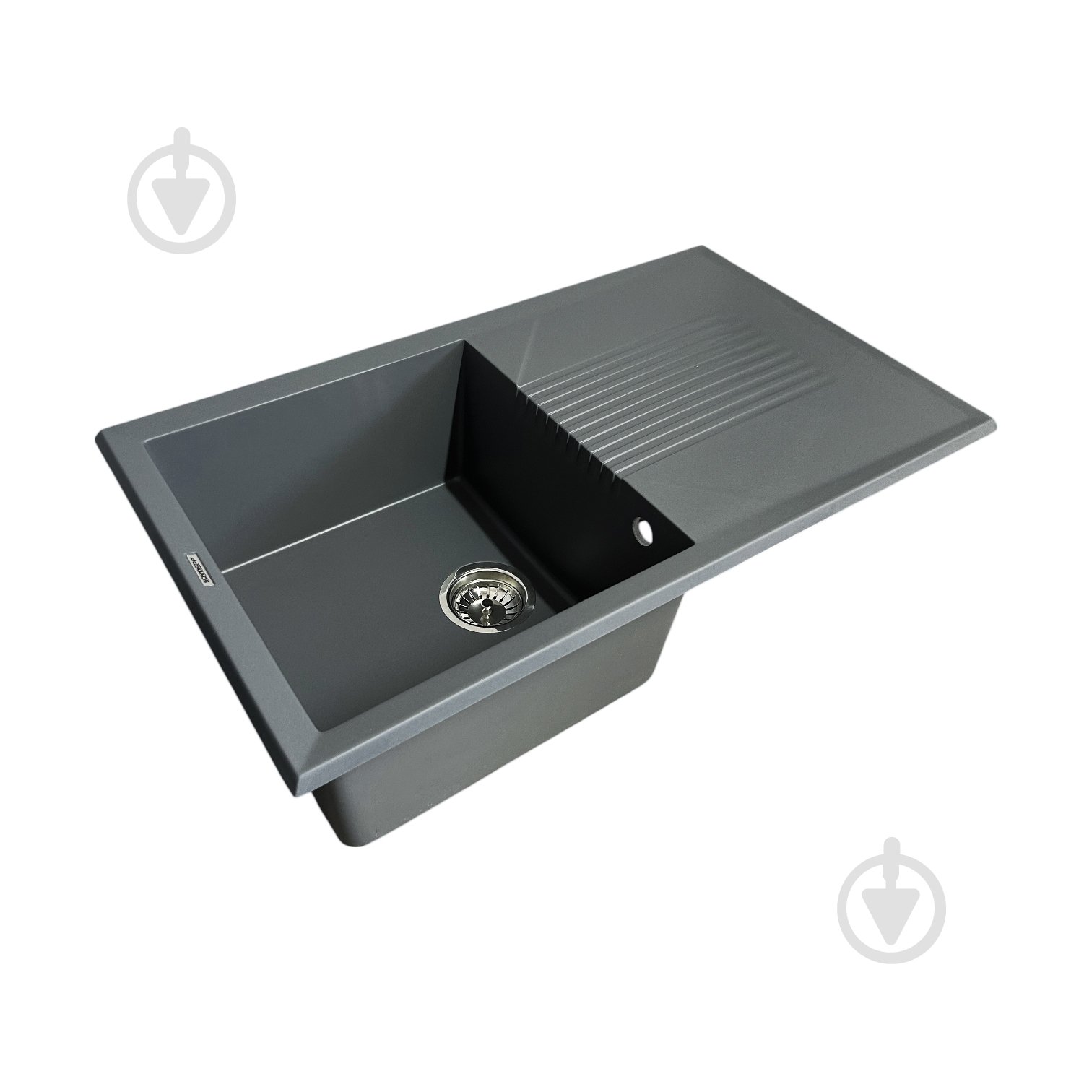 Мойка для кухни ScandiSPA Hygge 850 серый с сифоном - фото 2