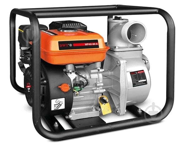 Мотопомпа бензиновая DWT WP40-80 A - фото 1