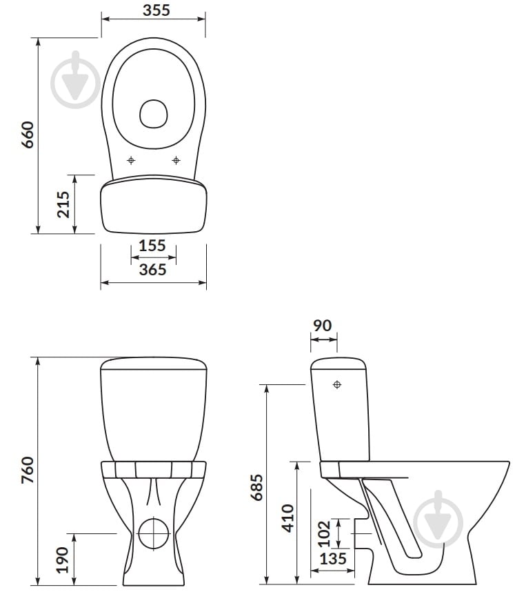 Унитаз-компакт Cersanit MITO - фото 2