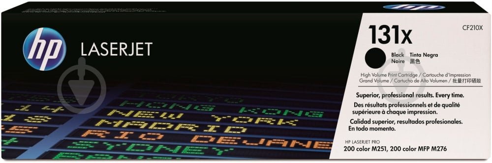 Картридж HP  131X Black CF210X черный CF210X - фото 1