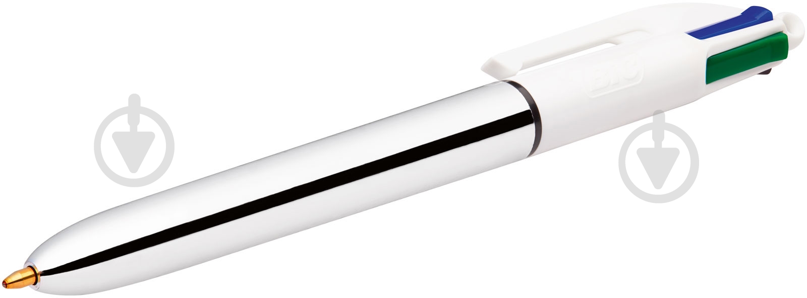 Ручка кулькова BIC 4 Colours Shine Silver - фото 1