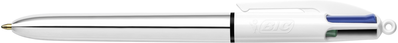Ручка кулькова BIC 4 Colours Shine Silver - фото 2