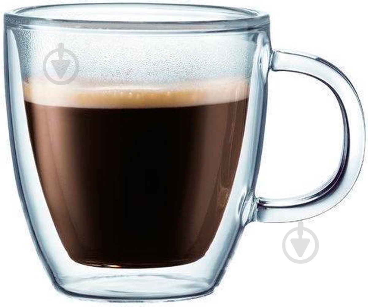 Набор чашек Bodum Bistro 2 шт x 150 мл (10602-10) - фото 1 Набор чашек Bodum Bistro 2 шт x 150 мл (10602-10) - фото 1