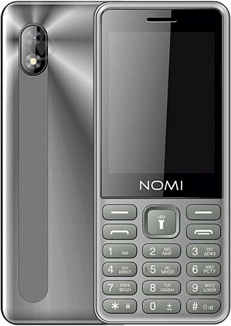 Мобильный телефон Nomi i2840 grey 873264 - фото 1