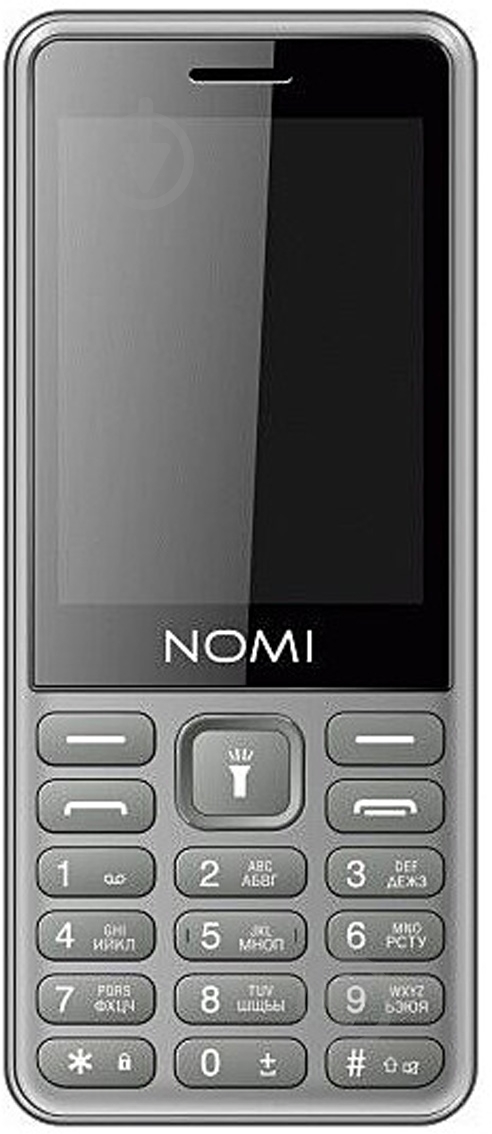 Мобильный телефон Nomi i2840 grey 873264 - фото 2