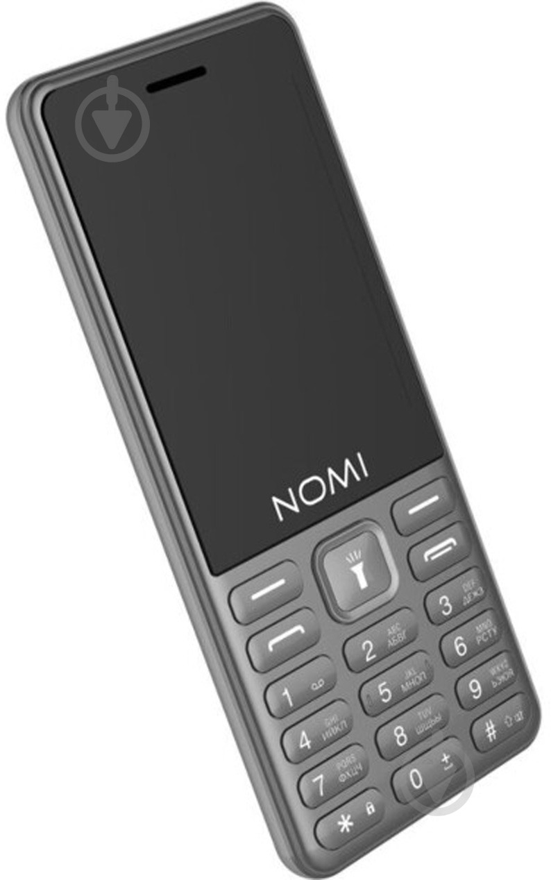 Мобильный телефон Nomi i2840 grey 873264 - фото 4