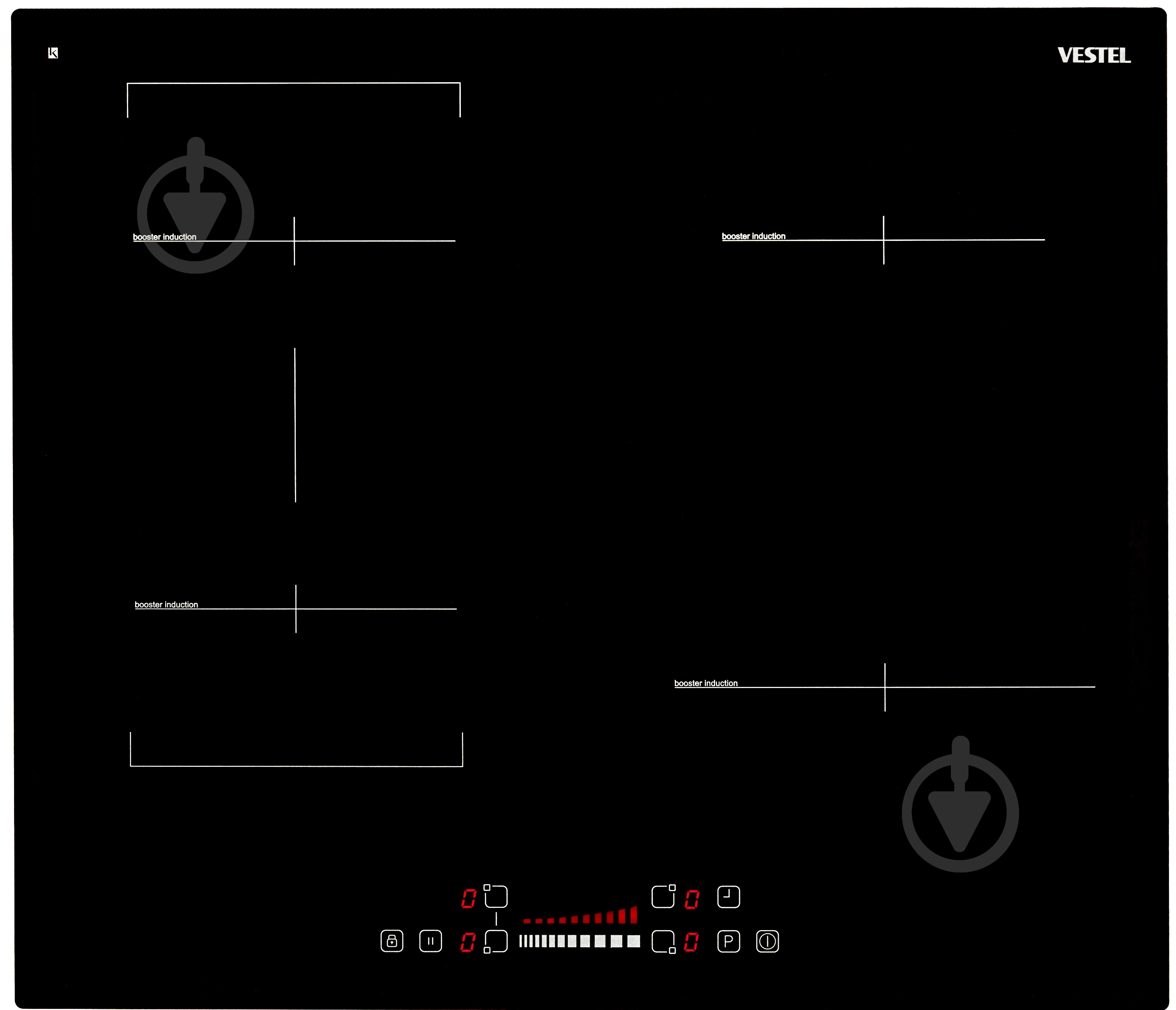 Варочная поверхность индукционная Vestel AOB-6420 Induction - фото 2