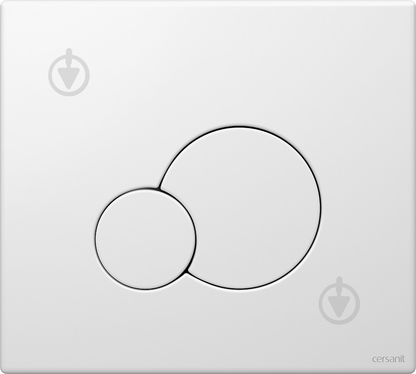 Кнопка смыва Cersanit BASE CIRCLE белый - фото 1