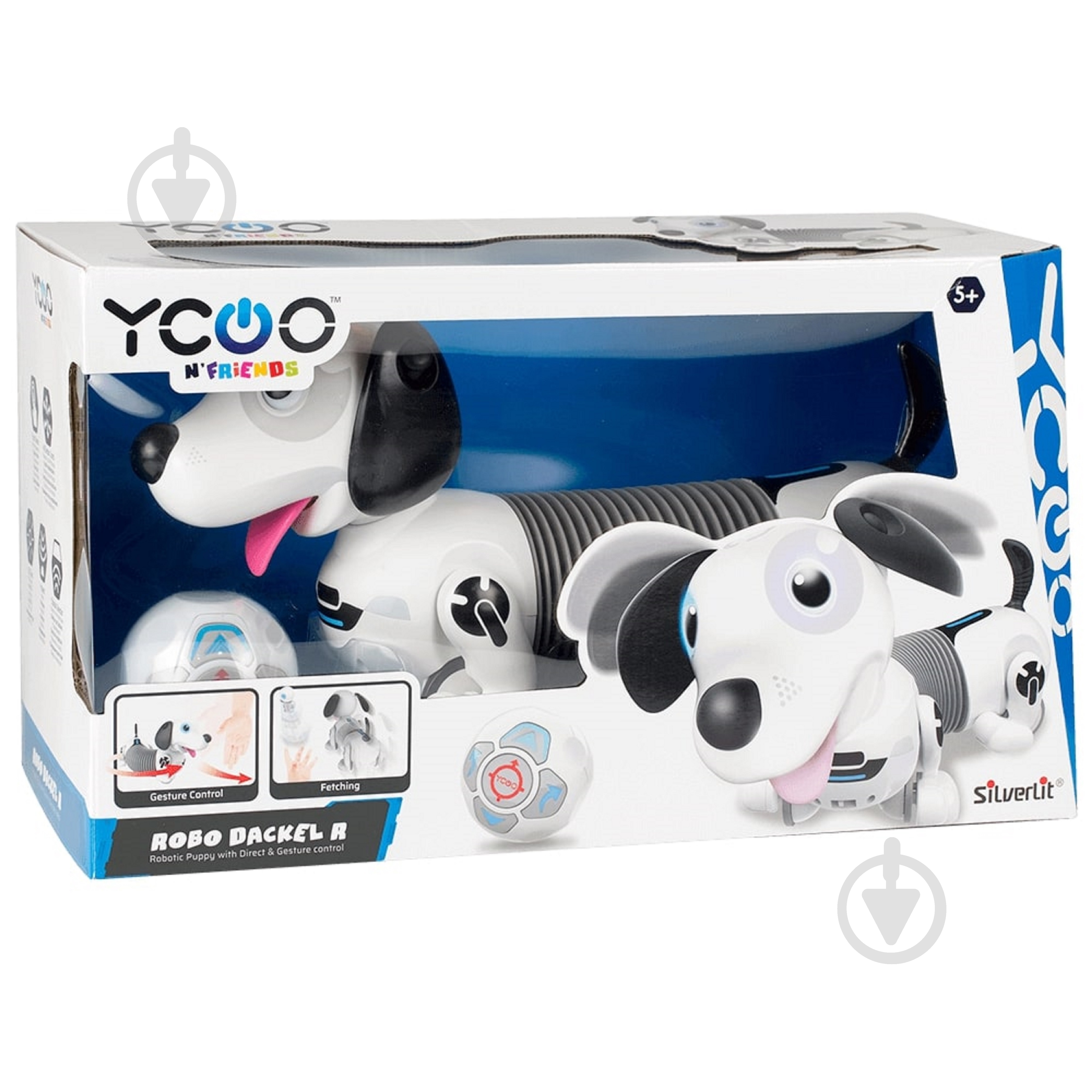 Игрушка интерактивная Silverlit робот-собака DACKEL R 88586 - фото 1 Игрушка интерактивная Silverlit робот-собака DACKEL R 88586 - фото 1