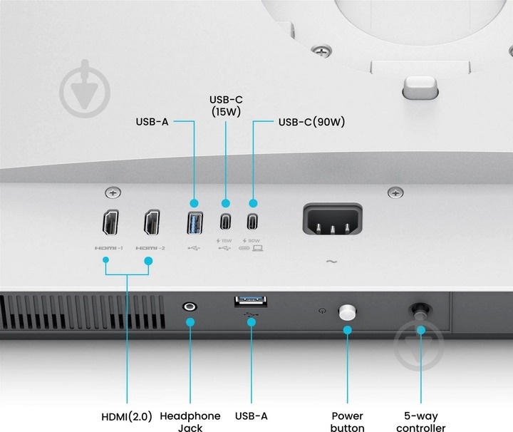 Монитор BenQ MA320U Silver 31,5" (9H.LMXLB.QBE) - фото 4