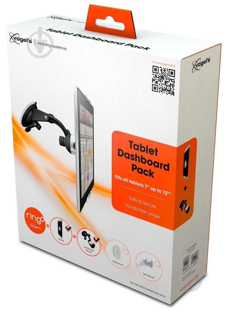 Крепление Vogels RingO TMS 1050 Tablet Dashboard Pack (6537248) - фото 4 Крепление Vogels RingO TMS 1050 Tablet Dashboard Pack (6537248) - фото 4