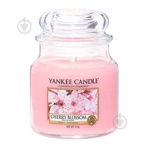 Свеча ароматическая Yankee Candle Cherry Blossom 411 г - фото 1