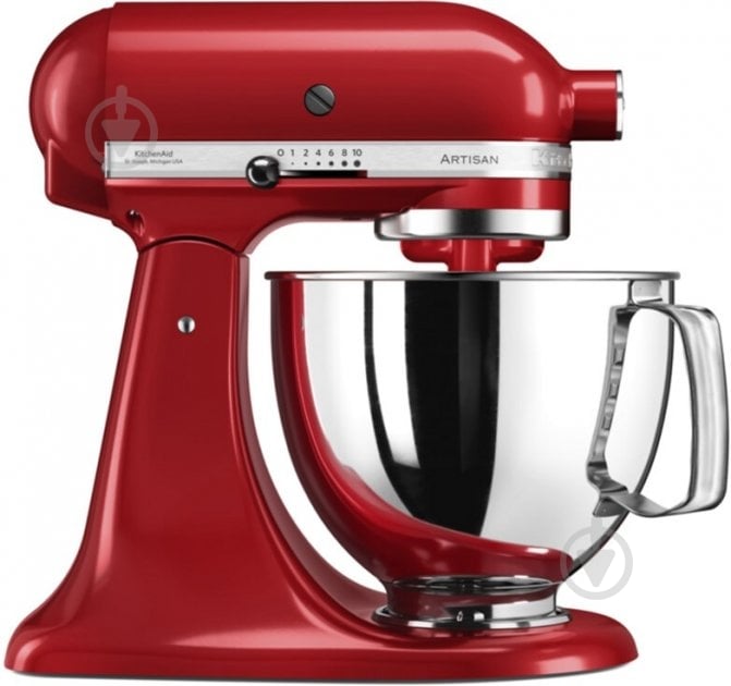 Кухонна машина KitchenAid Artisan 4,8 л 5KSM125EER з відкидним блоком червоний - фото 1