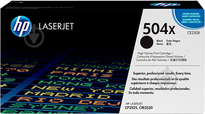 Картридж HP 504X CE250X black - фото 1