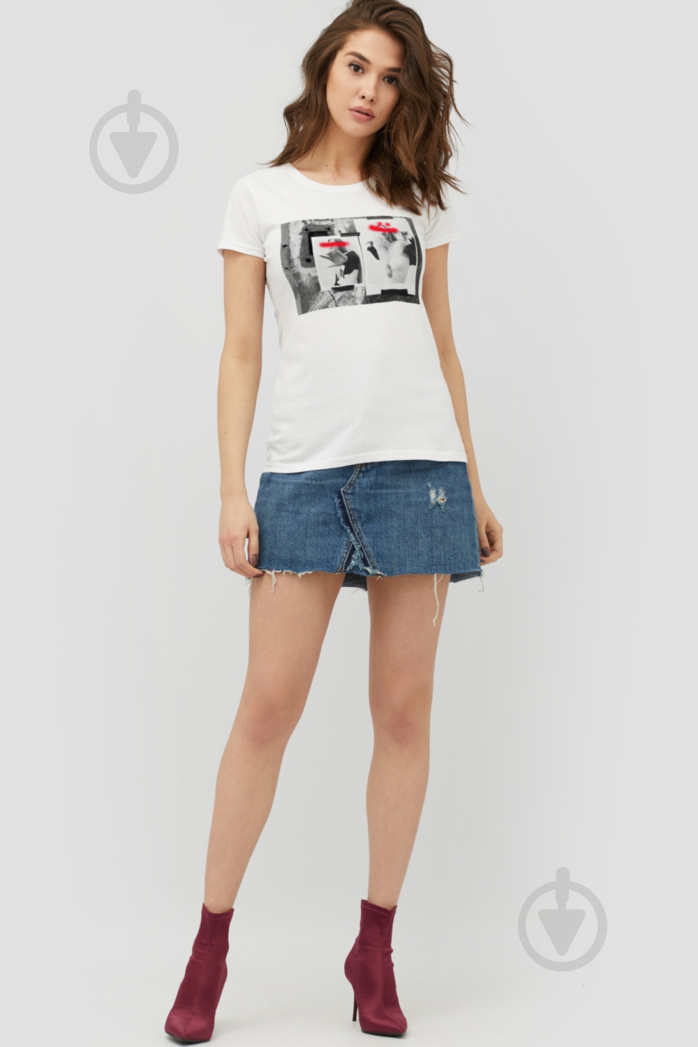 Футболка YAPPI Basic WW1051 р.XL белый - фото 2