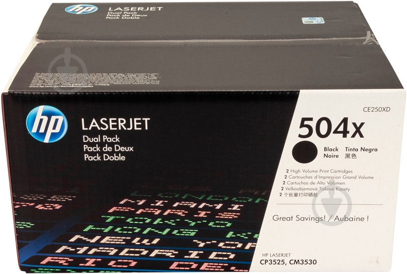 Картридж HP 504X CE250XD black - фото 2