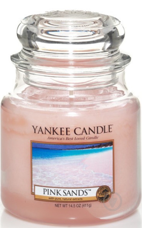 Свічка ароматична Yankee Candle Pink Sands 411 г - фото 1 Свічка ароматична Yankee Candle Pink Sands 411 г - фото 1