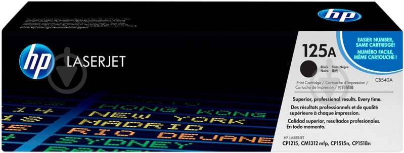 Картридж HP 125A CB540A black - фото 1 Картридж HP 125A CB540A black - фото 1