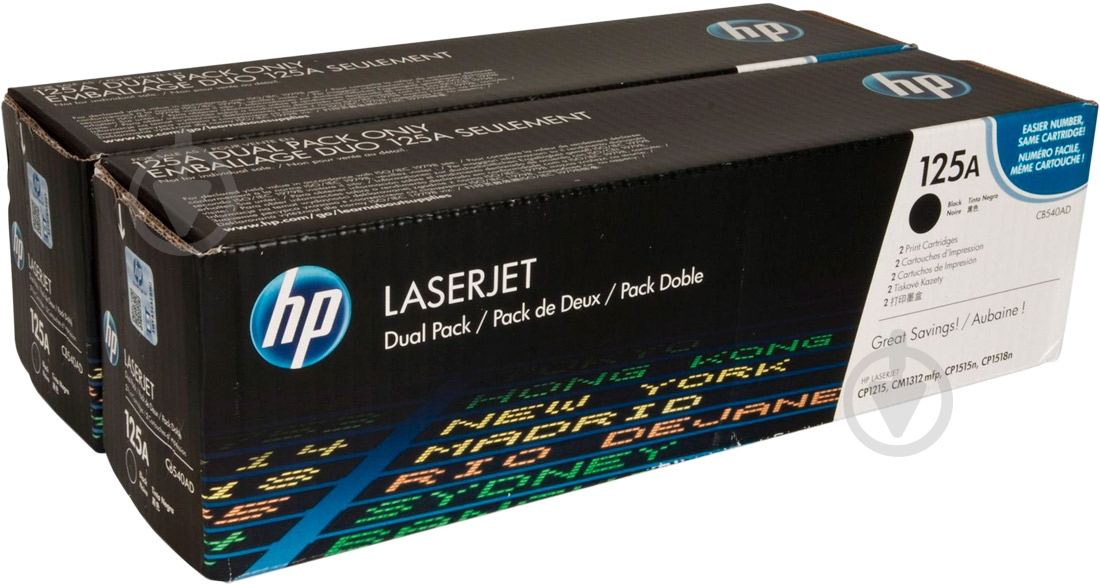 Картридж HP 125A CB540AD black - фото 2