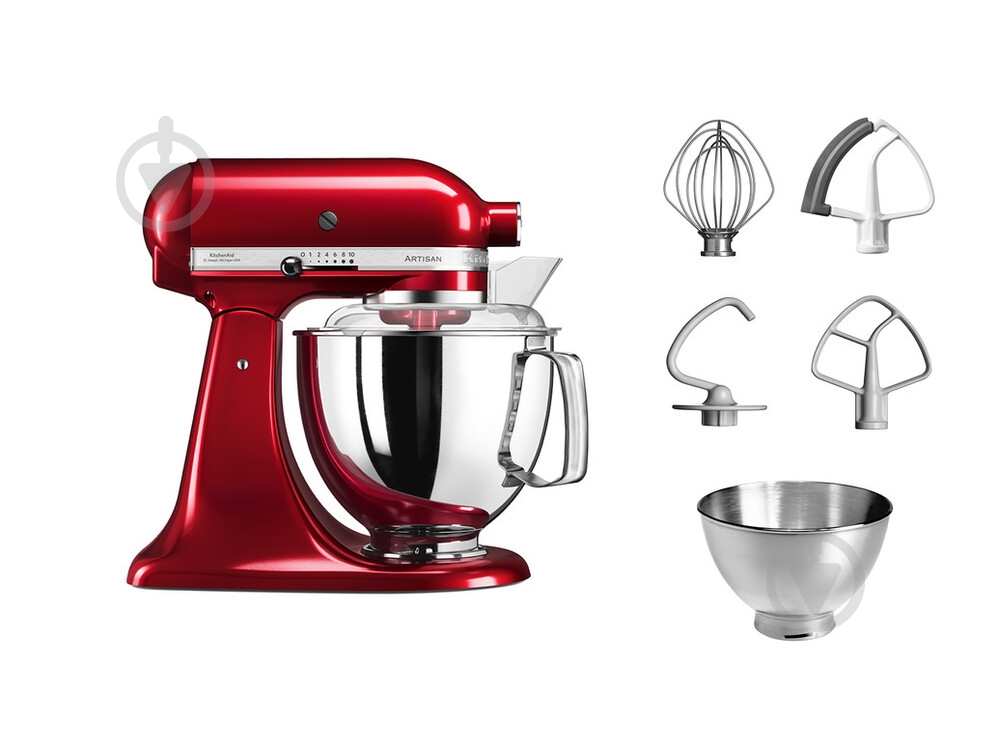 Кухонна машина KitchenAid Artisan 5KSM175PSECA 4,8 л карамельне яблуко - фото 3